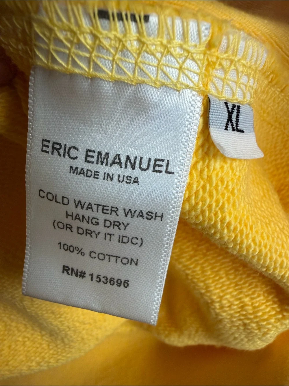 Eric Emanuel bold yellow